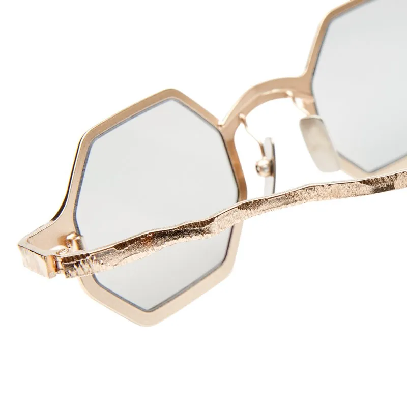 Sunglasses frame Model Z19 in Rose Gold with Light Grey lenses for Kuboraum