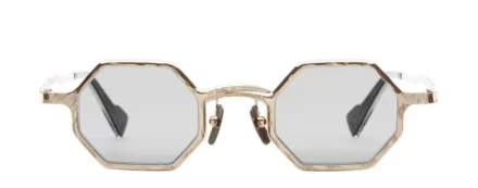 Sunglasses frame Model Z19 in Rose Gold with Light Grey lenses for Kuboraum