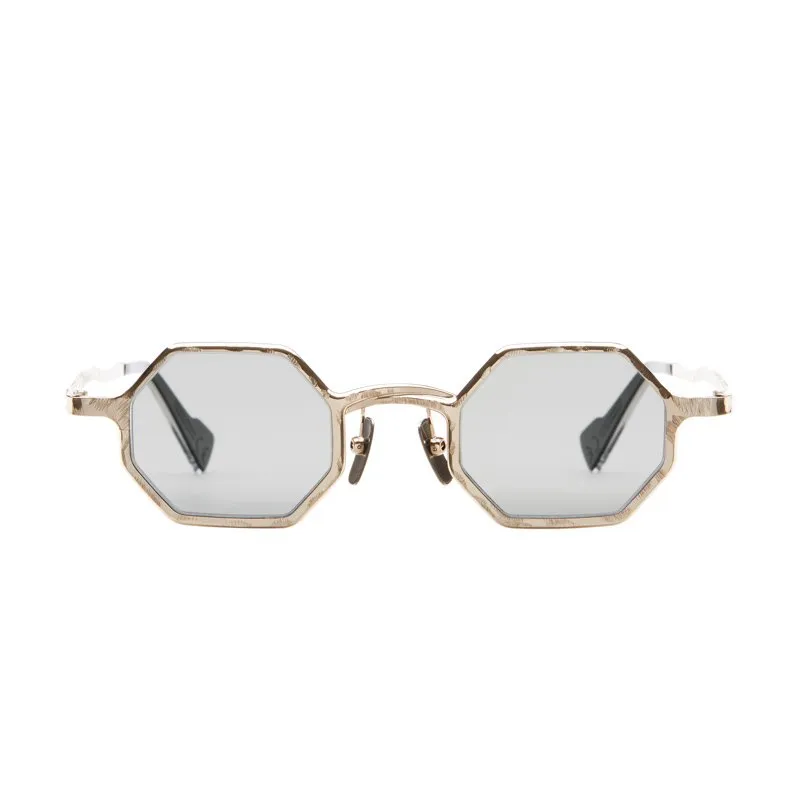 Sunglasses frame Model Z19 in Rose Gold with Light Grey lenses for Kuboraum