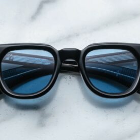 Sunglasses Model Vendome in Color Titan with Azure lenses from Jacques Marie Mage