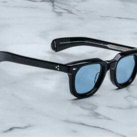 Sunglasses Model Vendome in Color Titan with Azure lenses from Jacques Marie Mage