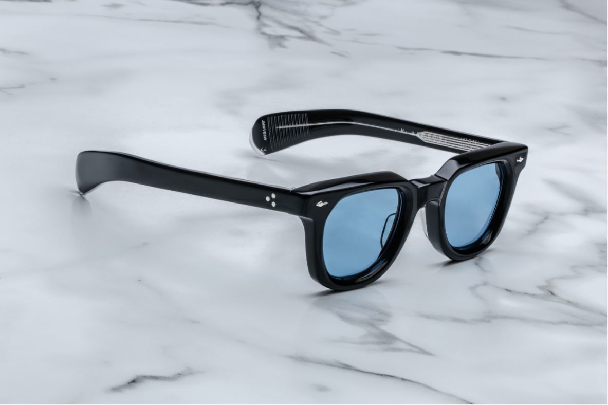 Sunglasses Model Vendome in Color Titan with Azure lenses from Jacques Marie Mage