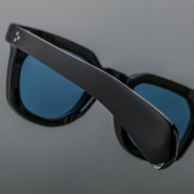 Sunglasses Model Vendome in Color Titan with Azure lenses from Jacques Marie Mage