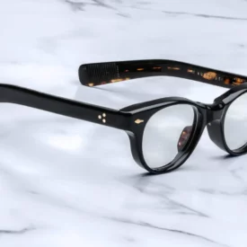 Optical Frame Model Aurelius in Color Noir with Demo lenses from Jacques Marie Mage