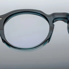 Optical Frame Model Demoncey in Indigo with Demo lenses from Jacques Marie Mage