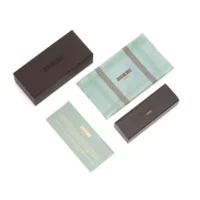 Packaging, case and cleaning cloth for Cutler and Gross