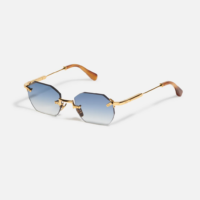 Sunglasses model Curtis from John Dalia collection in C401 (yellow gold)