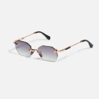 Sunglasses model Curtis from John Dalia collection in C415 (Rose Gold)