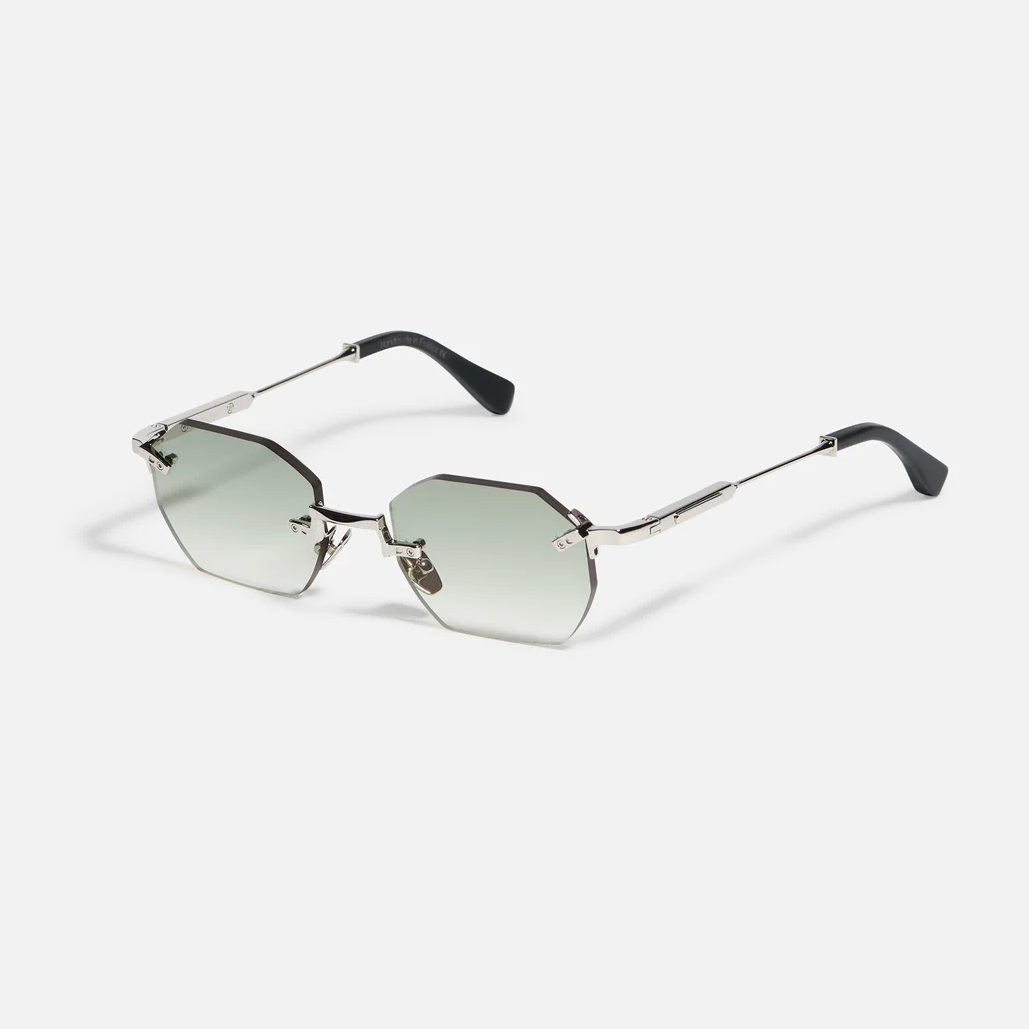 Sunglasses model Curtis from John Dalia collection in C470 (silver-ruthenium)