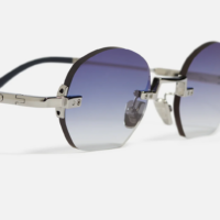 Sunglasses model Marshall from John Dalia collection in C420 (Silver Ruthenium)