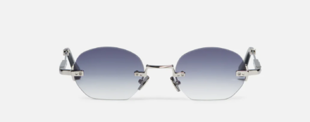 Sunglasses model Marshall from John Dalia collection in C420 (Silver Ruthenium)