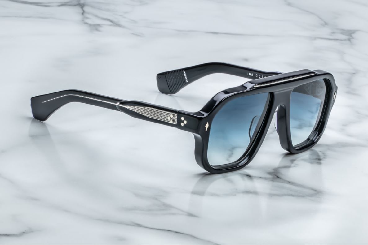 Shop the model Octavian in color regal from Jacques Marie Mage sunglasses collection