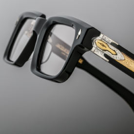 Sunglasses from Jacques Marie Mage Collection Modele Belvedere in color Noir