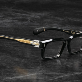 Sunglasses from Jacques Marie Mage Collection Modele Belvedere in color Noir