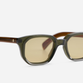 Sunglasses from Sato Collection Modele Aliot Bombardier with yellow brown lens