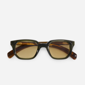 Sunglasses from Sato Collection Modele Aliot Bombardier with yellow brown lens