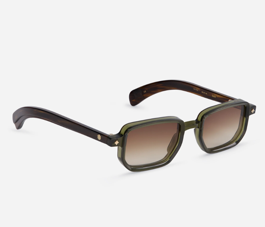 Sunglasses from Sato Collection Modele Ran Hunter with gradient brown lens