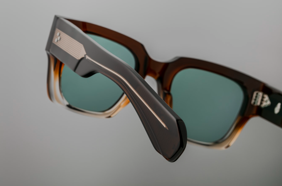 Optical from Jacques Marie Mage Collection Modele Enzo in color Hickory Fade