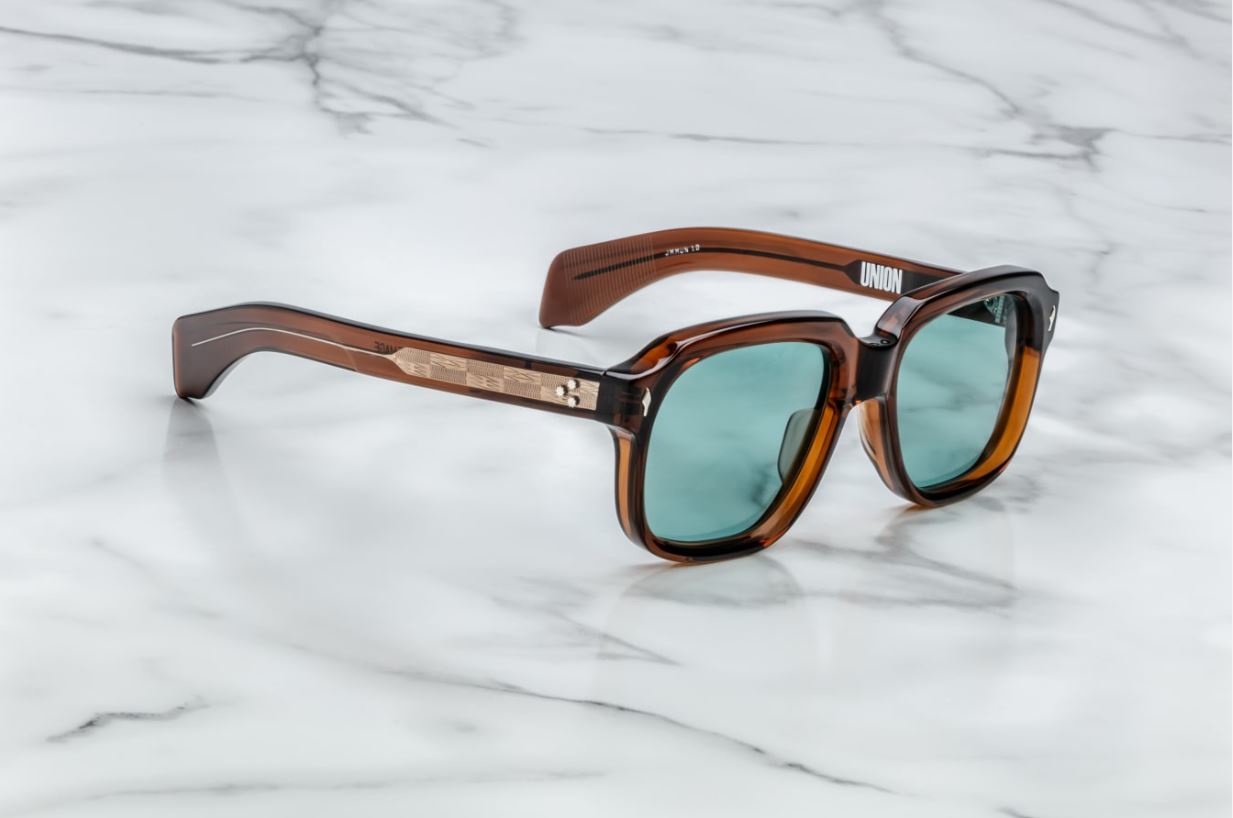 Sunglasses model Union from Jacques Marie Mage in color Hickory