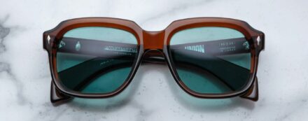Sunglasses model Union from Jacques Marie Mage in color Hickory