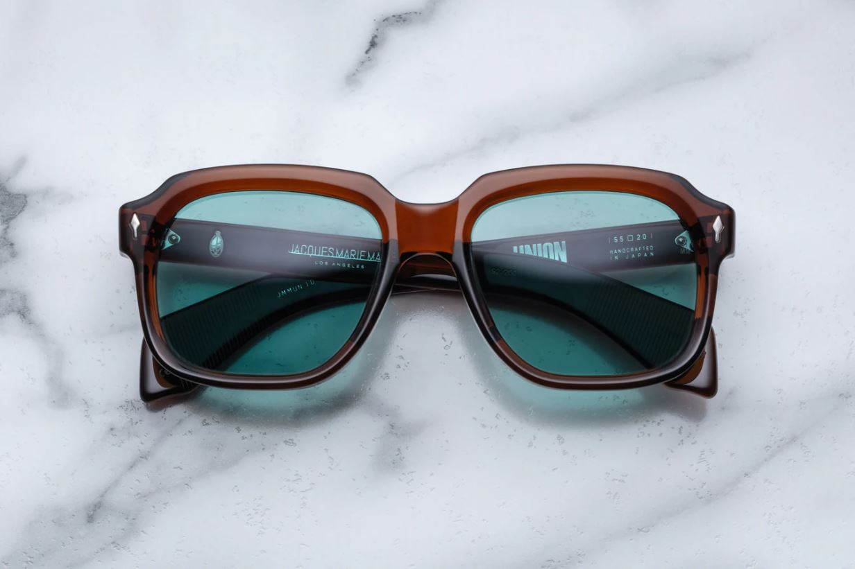 Sunglasses model Union from Jacques Marie Mage in color Hickory