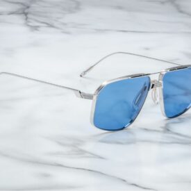 Sunglasses from Jacques Marie Mage model Jagger in color Biru