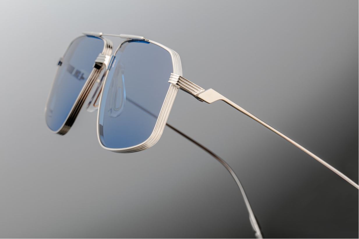 Sunglasses from Jacques Marie Mage model Jagger in color Biru