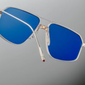 Sunglasses from Jacques Marie Mage model Jagger in color Biru