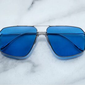 Sunglasses from Jacques Marie Mage model Jagger in color Biru