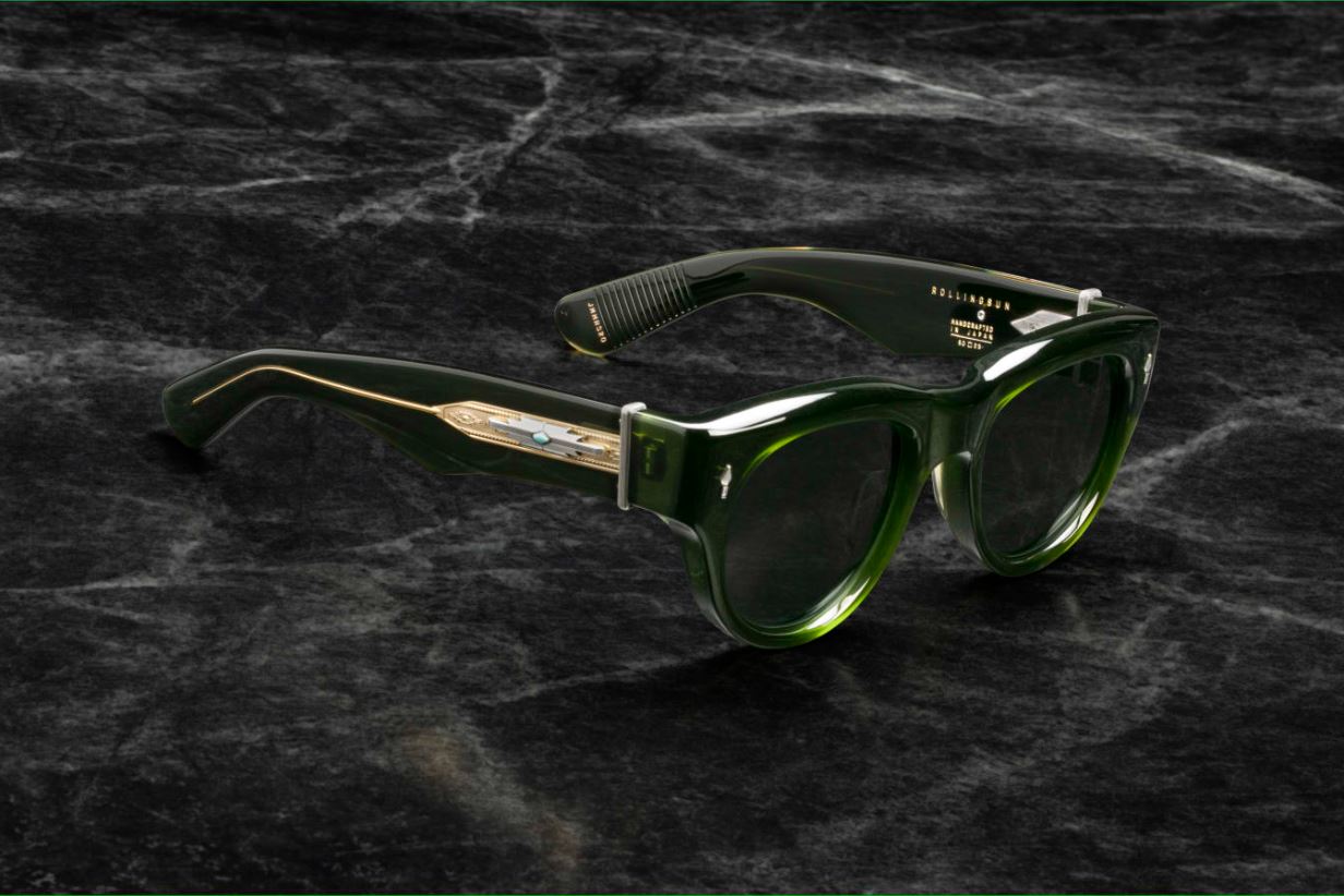 Sunglasses from Jacques Marie Mage. Model Rollingsun in color Rover collection Last Frontier