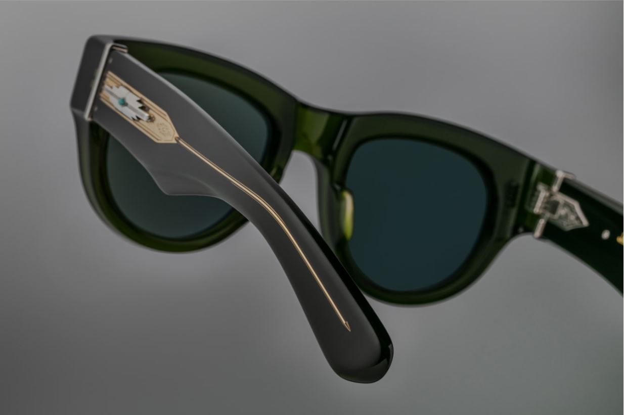 Sunglasses from Jacques Marie Mage. Model Rollingsun in color Rover collection Last Frontier