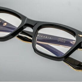 Optical frame model Picabia from Jacques Marie Mage collection in color stallion