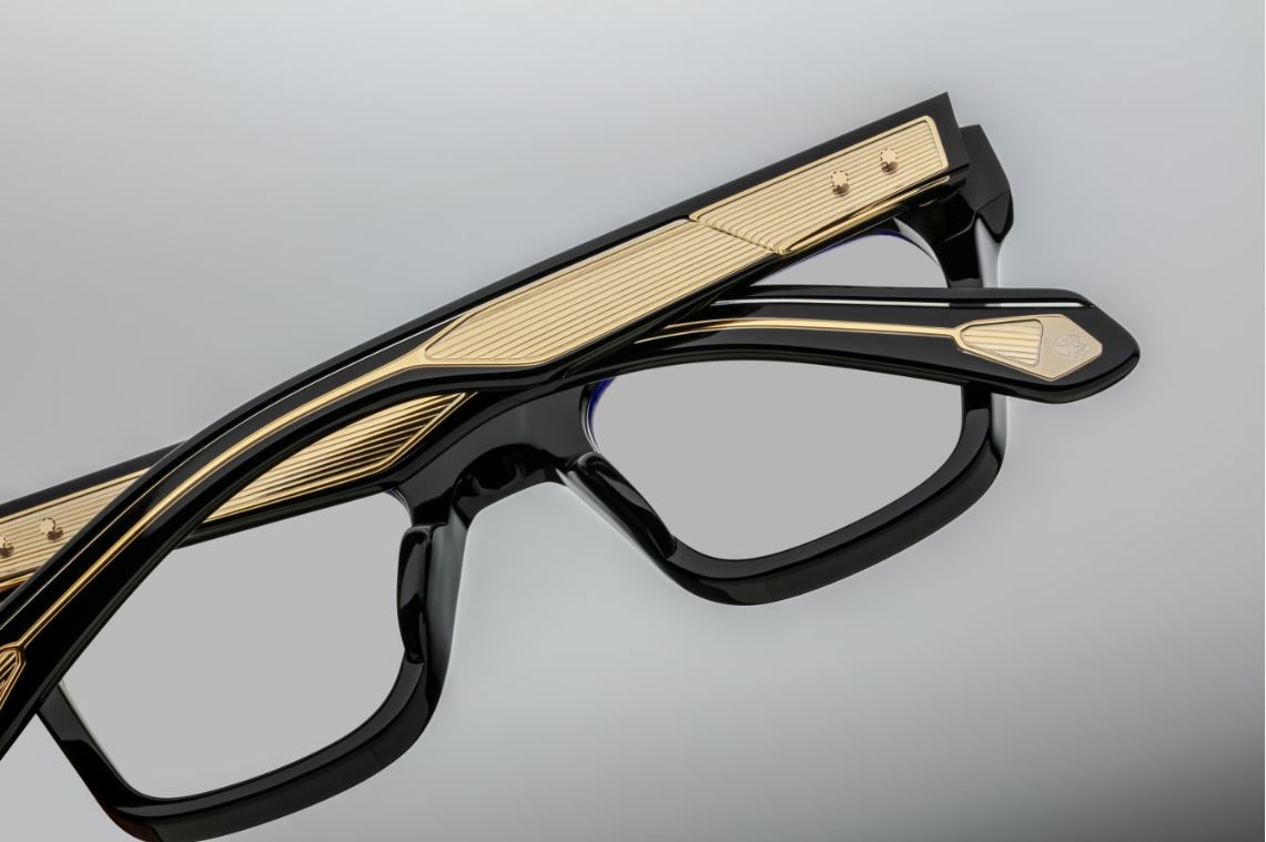 Optical frame model Picabia from Jacques Marie Mage collection in color stallion