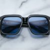 Sunglasses model Donato in color Shadow with Sky lens from jacques marie mage collection