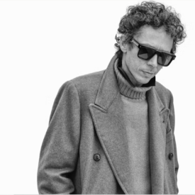 Valentino rossi wearing his sunglasses from jacques marie mage model tramonto