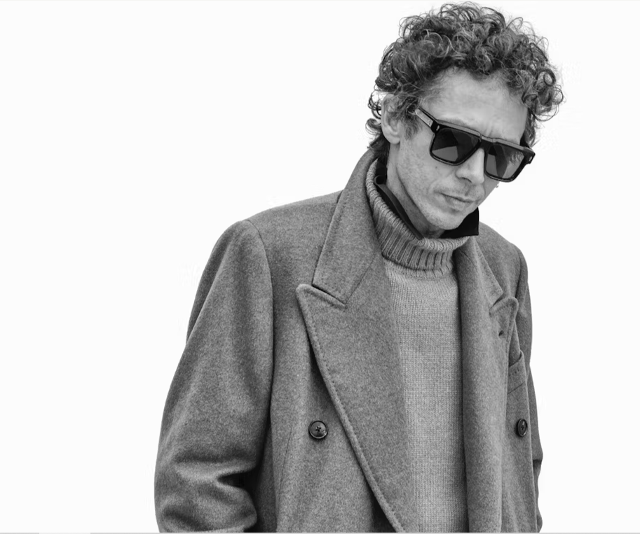 Valentino rossi wearing his sunglasses from jacques marie mage model tramonto