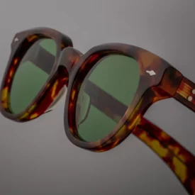 Sunglasses frame Model 1948 in Baltic with Jade lenses in collaboration with Stanley Kubrick for Jacques Marie Mage