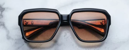 Sunglasses Frame Model Alfred in Beluga with Dark Bronze Gradient Lenses for JAcques Marie Mage