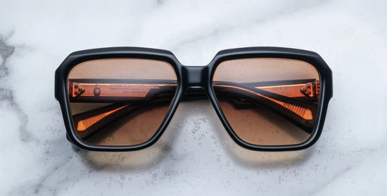 Sunglasses Frame Model Alfred in Beluga with Dark Bronze Gradient Lenses for JAcques Marie Mage