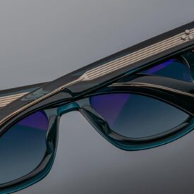 Sunglasses Frame Model Dealan in Color Indigo with Denim Gradient Lenses for Jacques Marie Mage