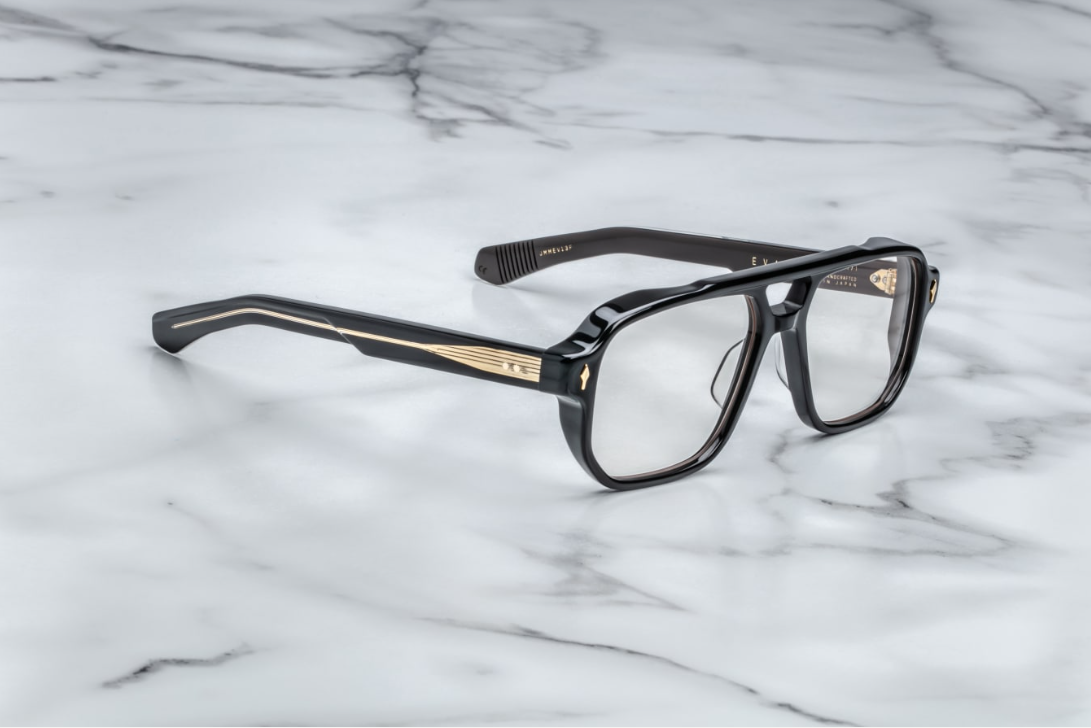 Optical Frame Model Evans in Stallion with Superlight Bronze Lenses for Jacques Marie Mage