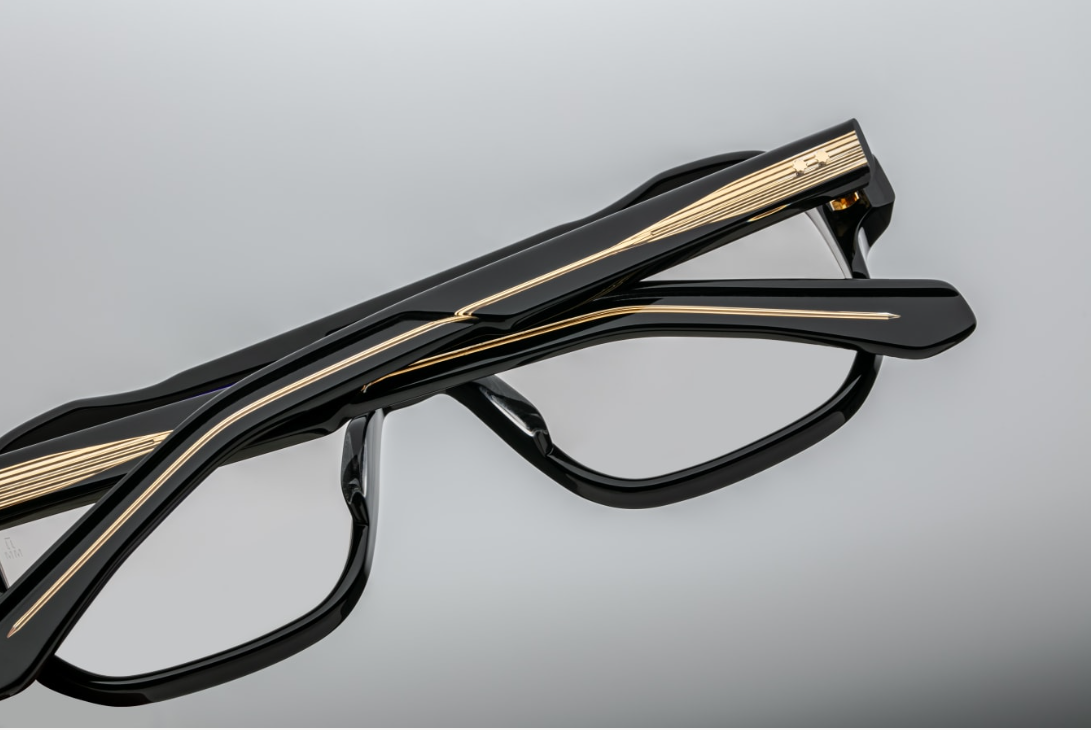 Optical Frame Model Evans in Stallion with Superlight Bronze Lenses for Jacques Marie Mage