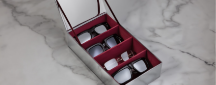 Sunglasses Frames Box made in collaboration with Velvet Underground for Jacques Marie Mage