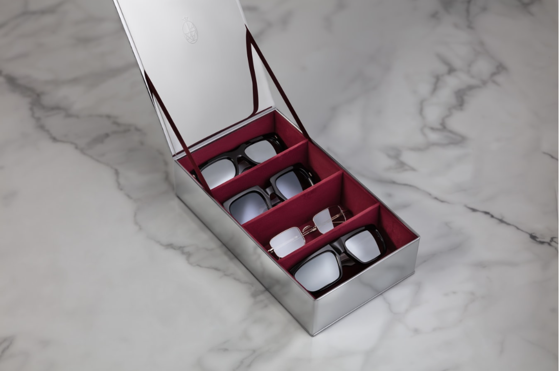 Sunglasses Frames Box made in collaboration with Velvet Underground for Jacques Marie Mage