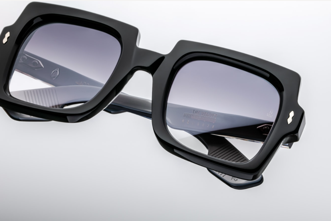 Sunglasses Frame Model Squeeze in collaboration with Velvet Undeground for Jacques Marie Mage