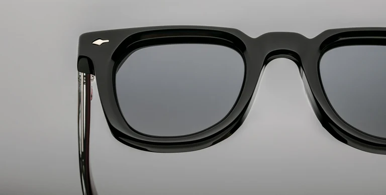 Sunglasses frame Model Vendome in color Bloodstone with Black Lenses from Jacques Marie Mage