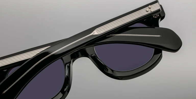 Sunglasses frame Model Vendome in color Bloodstone with Black Lenses from Jacques Marie Mage