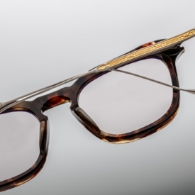 Optical Frame Model William in Color Havana with SuperLight Brown lenses for Jacques Marie Mage