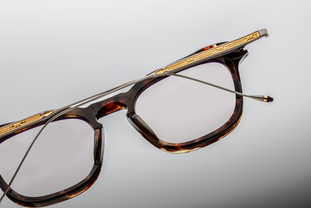 Optical Frame Model William in Color Havana with SuperLight Brown lenses for Jacques Marie Mage