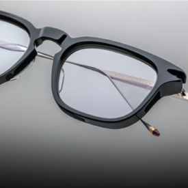 Optical Frame Model William in Noir with SuperLight Grey lenses for Jacques Marie Mage